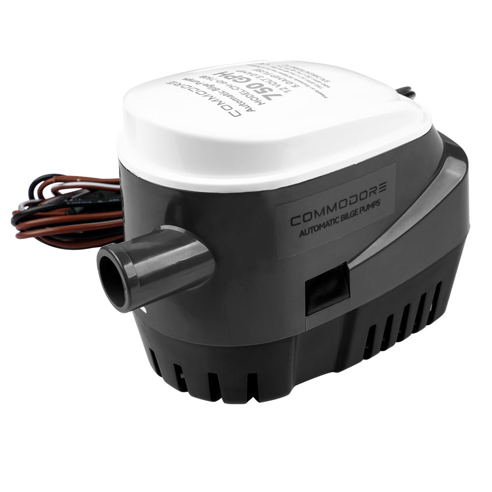 Commodore 750 GPH 60 Series Automatic Bilge Pump - 12V [CM-60-750B] - Premium Bilge Pumps from Commodore - Just $69.99! 