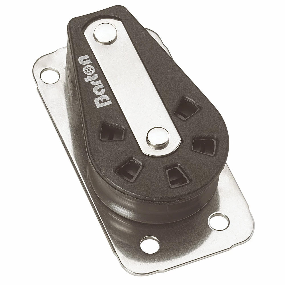 Barton Size 4 58mm Plain Bearing Pulley Cheek Block [N04160] - Premium Hardware from Barton Marine - Just $35.69! 