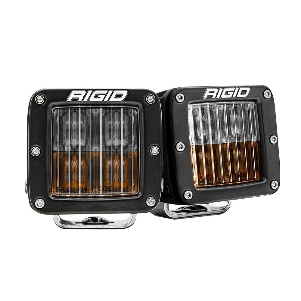 RIGID Industries D-Series LED SAE Fog Beam - Yellow/White - Set of 2 [50482] - Premium Lighting from RIGID Industries - Just $442.89! 