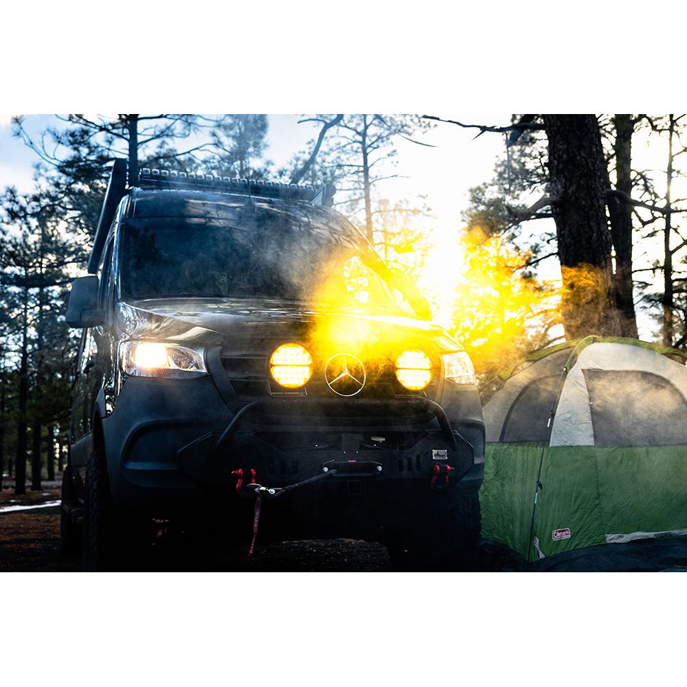 RIGID Industries 360-Series Amber Pro 9" Offroad Spot Beam w/Amber Backlight Pod - Single [36522] - Premium Lighting from RIGID Industries - Just $699.99! 