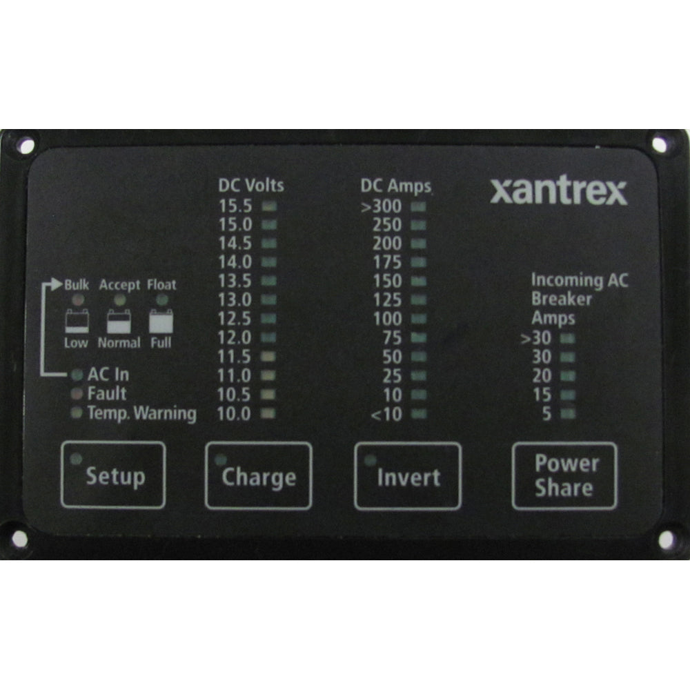 Xantrex Heart FDM-12-25 Remote Panel, Battery Status & Freedom Inverter/Charger Remote Control [84-2056-01] - Premium Inverters from Xantrex - Just $155.99! 