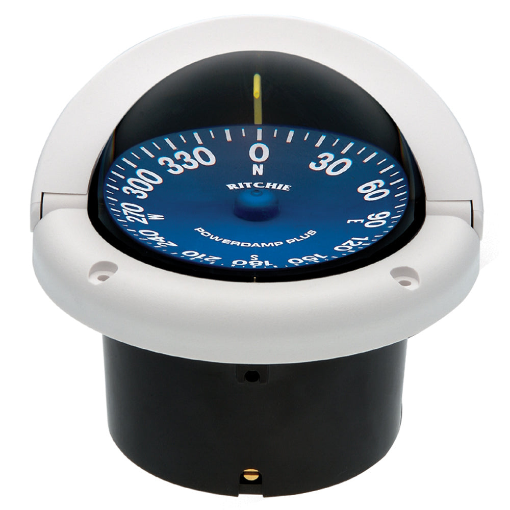 Ritchie SS-1002W SuperSport Compass - Flush Mount - White [SS-1002W] - Brand_Ritchie, Marine Navigation & Instruments, Marine Navigation & Instruments | Compasses - Ritchie - Compasses