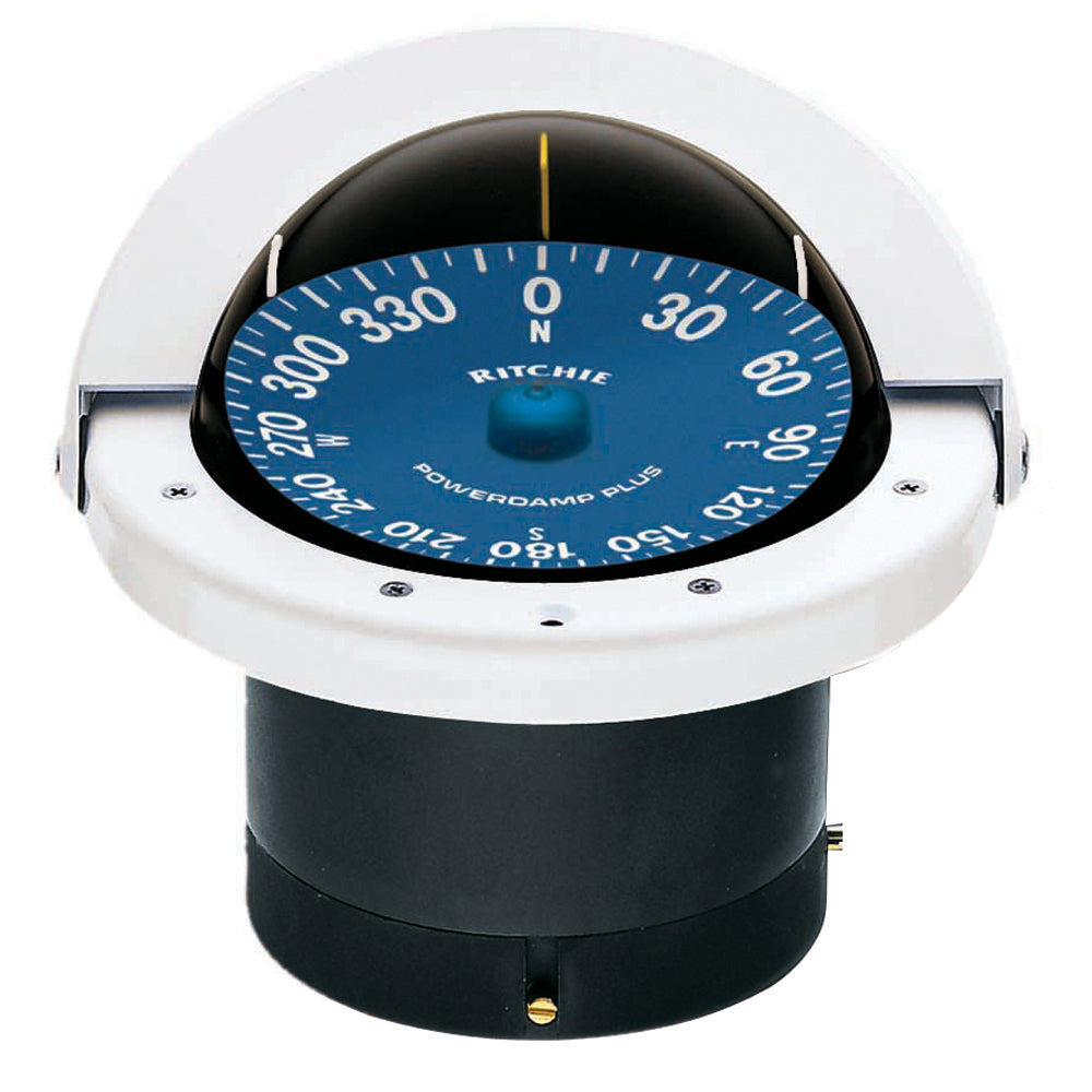Ritchie SS-2000W SuperSport Compass - Flush Mount - White [SS-2000W] - Brand_Ritchie, Marine Navigation & Instruments, Marine Navigation & Instruments | Compasses - Ritchie - Compasses