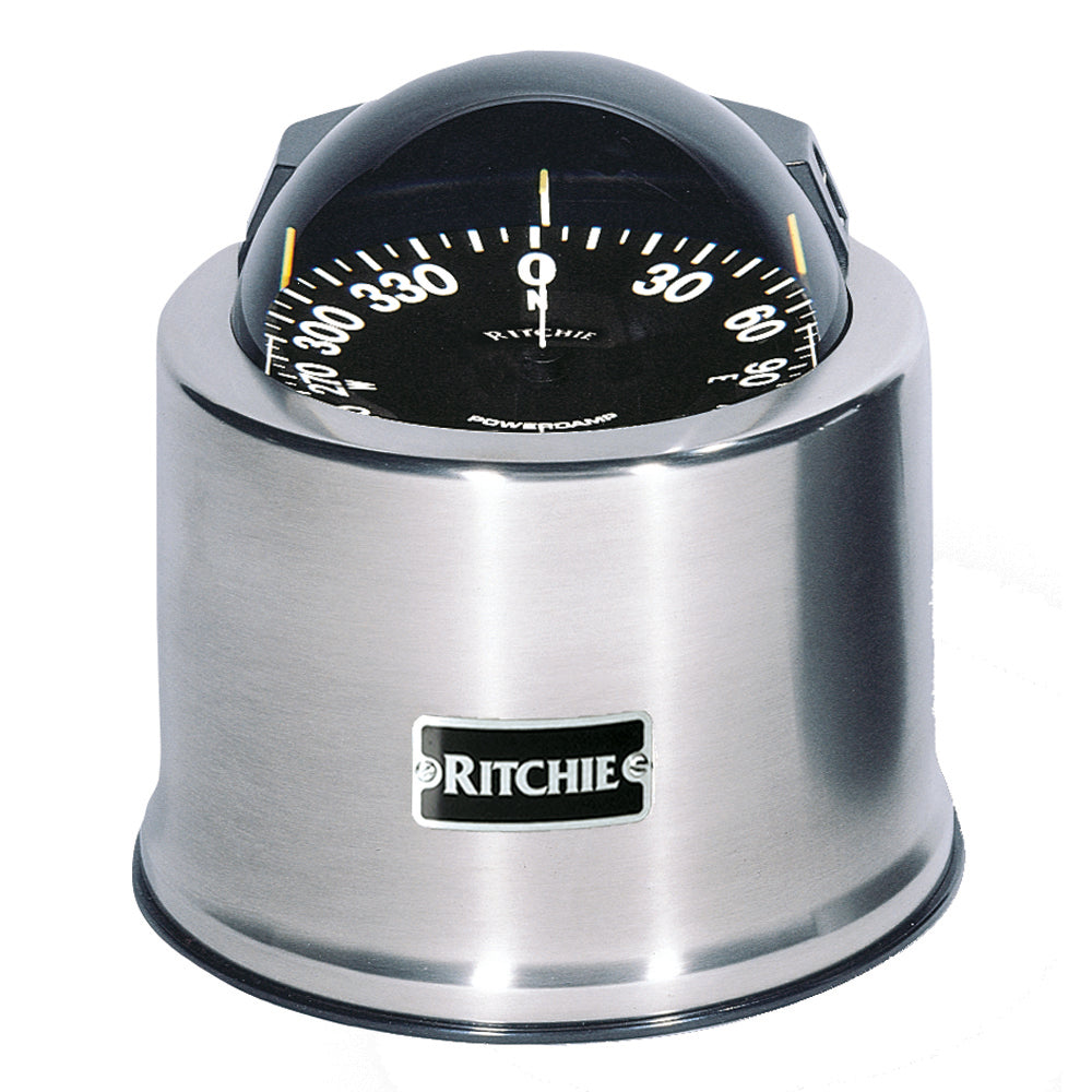 Ritchie SP-5-C GlobeMaster Compass - Pedestal Mount - Stainless Steel - 12V - 5 Degree Card [SP-5-C] - Premium Compasses from Ritchie - Just $979.99! 