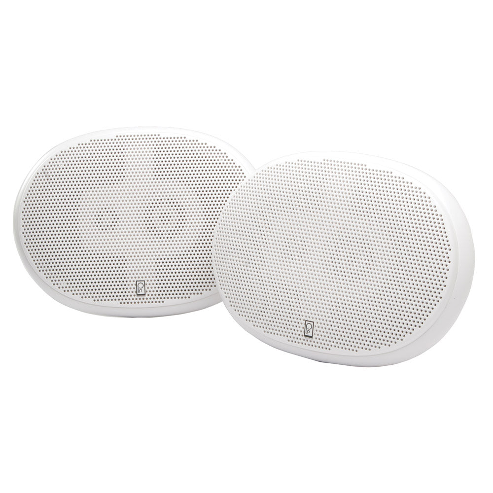 Poly-Planar 6" x 9" Premium Oval Marine Speakers - (Pair) White [MA5950] - Brand_Poly-Planar, Entertainment, Entertainment | Speakers - Poly-Planar - Speakers