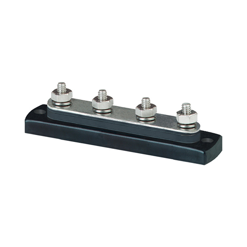 Blue Sea 2305 MiniBus 100 Ampere Common BusBar 4 x 10-32 Stud Terminal [2305] - Premium Busbars, Connectors & Insulators from Blue Sea Systems - Just $13.99! 