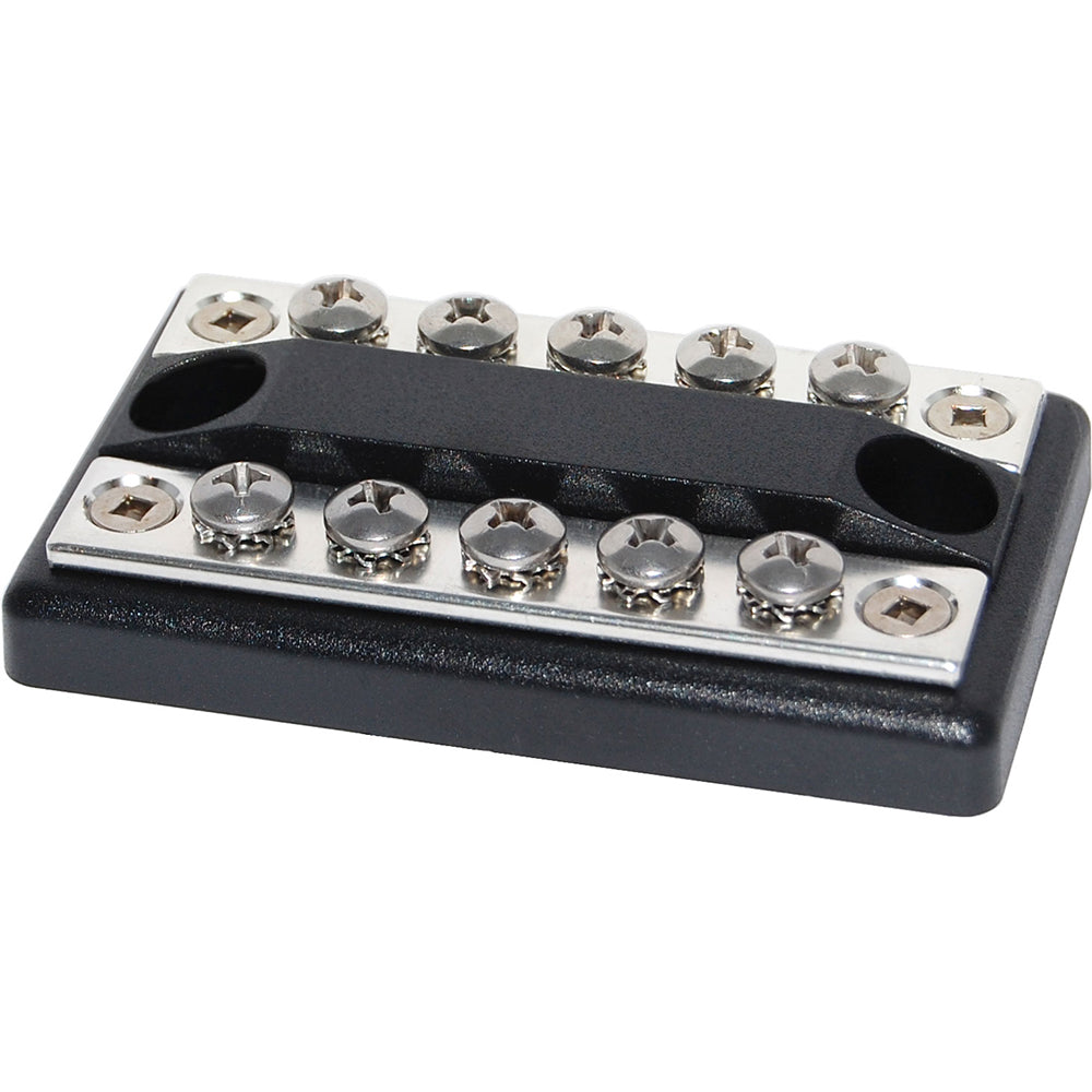 Blue Sea 2701 DualBus 100 Ampere Common BusBars 5 x 8-32 Screw Terminal [2701] - Premium Busbars, Connectors & Insulators from Blue Sea Systems - Just $16.99! 