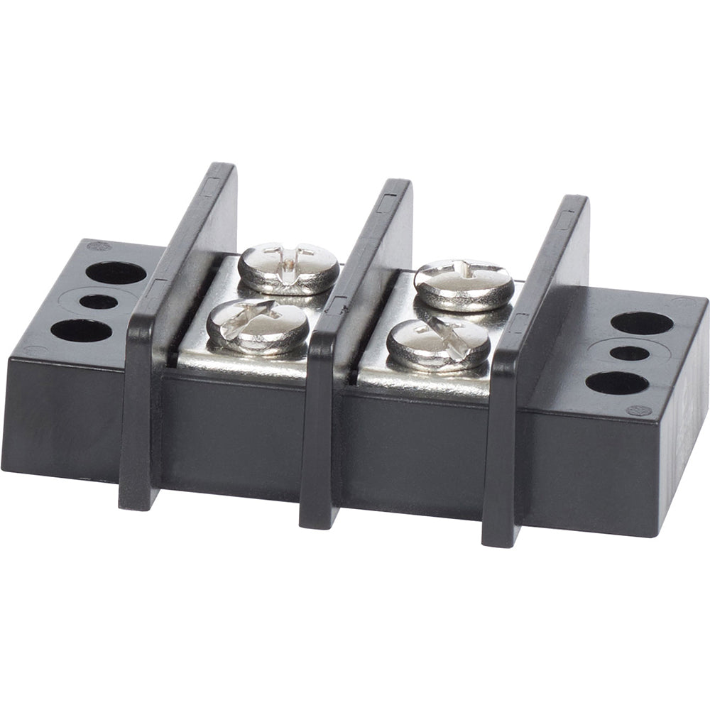 Blue Sea 2602 Terminal Block 65AMP - 2 Circuit [2602] - Premium Busbars, Connectors & Insulators from Blue Sea Systems - Just $7.99! 