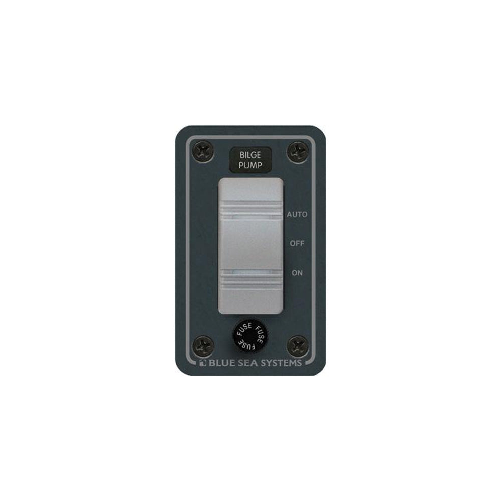 Blue Sea 8263 Contura Single Bilge Pump Control Panel [8263] - 1st Class Eligible, Brand_Blue Sea Systems, Electrical, Electrical | Switches & Accessories - Blue Sea Systems - Switches & Accessories
