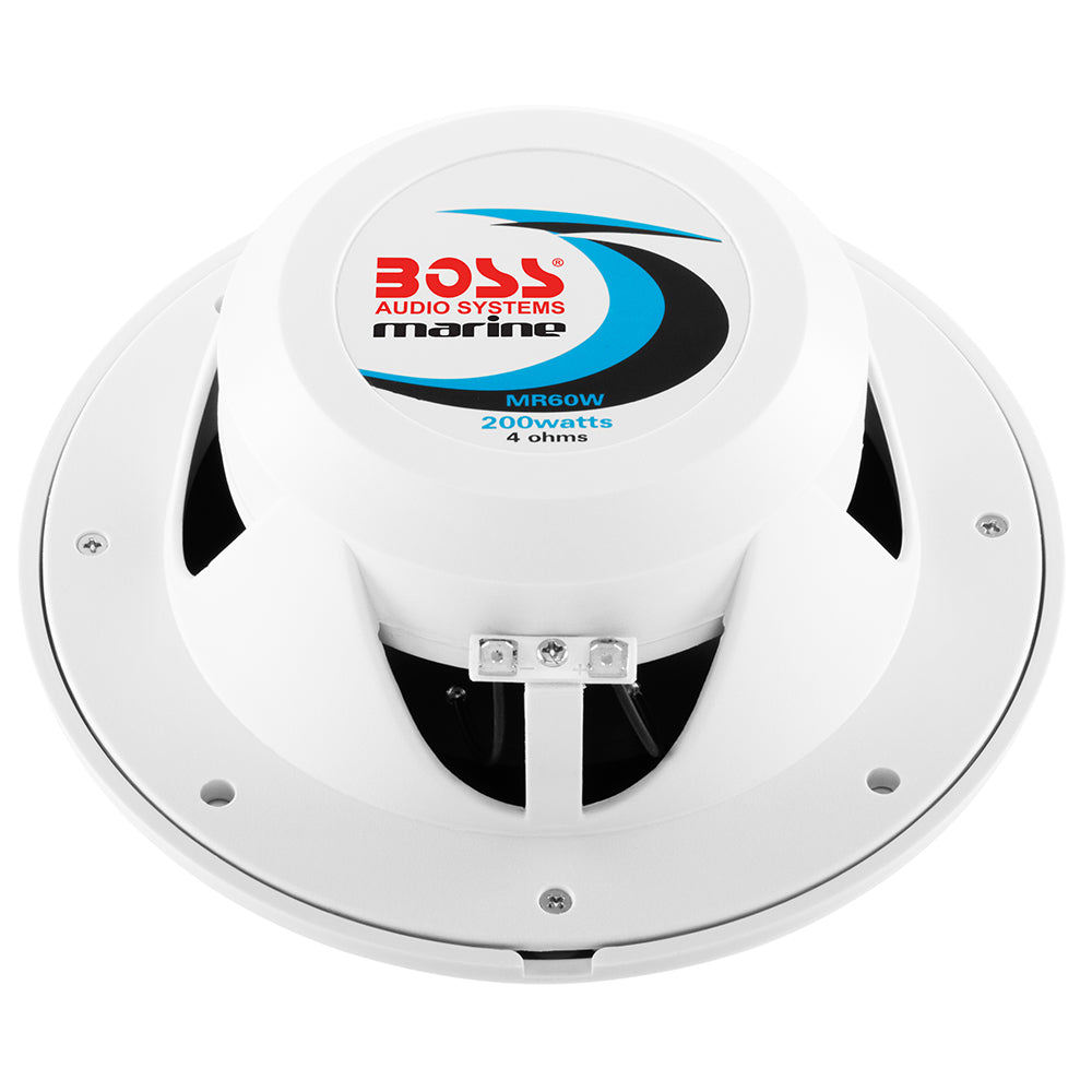 Boss Audio 6.5" MR60W Speakers - White - 200W [MR60W] - Premium Speakers from Boss Audio - Just $39.99! 