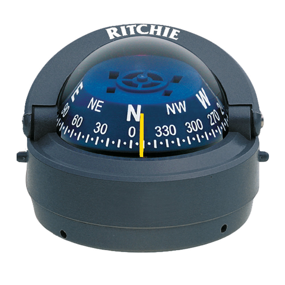 Ritchie S-53G Explorer Compass - Surface Mount - Gray [S-53G] - Premium Compasses from Ritchie - Just $87.99! 