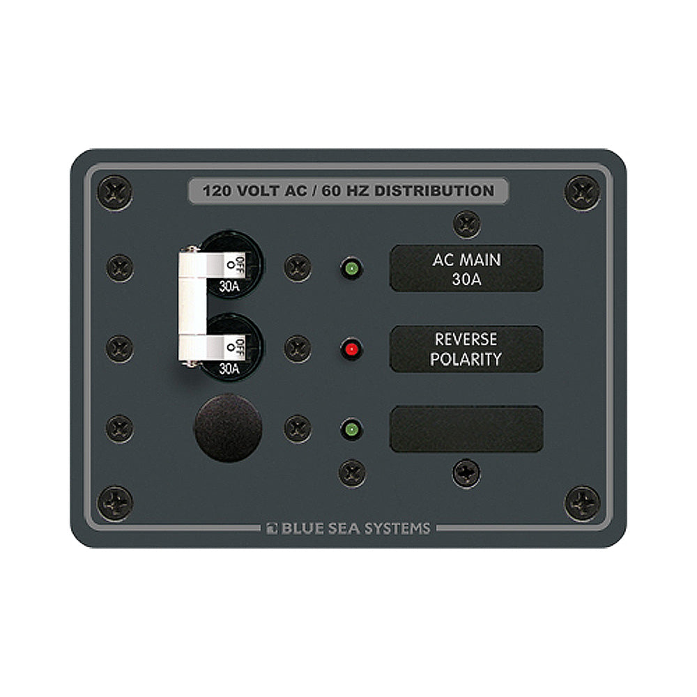 Blue Sea 8029 AC Main +1 Position Breaker Panel - White Switches [8029] - Premium Electrical Panels from Blue Sea Systems - Just $130.99! 