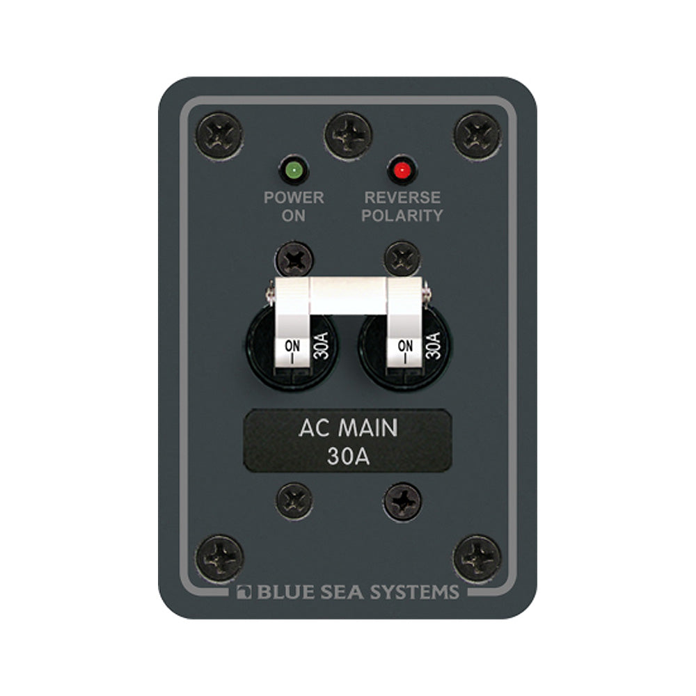 Blue Sea 8077 AC Main Only Toggle Circuit Breaker Panel [8077] - Premium Electrical Panels from Blue Sea Systems - Just $106.99! 