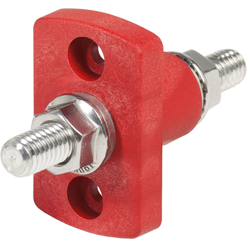 Blue Sea 2202 Red Terminal Feed Through Connectors [2202] - Premium Busbars, Connectors & Insulators from Blue Sea Systems - Just $21.99! 