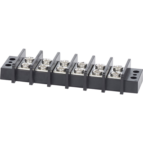 Blue Sea 2606 Terminal Black 65AMP - 6 Circuit [2606] - Premium Busbars, Connectors & Insulators from Blue Sea Systems - Just $18.99! 