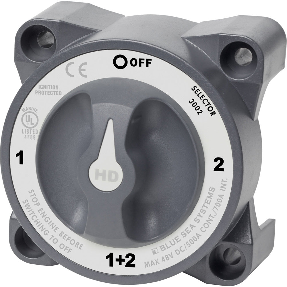 Blue Sea 3002 HD-Series Battery Switch Selector [3002] - Premium Battery Management from Blue Sea Systems - Just $85.99! 