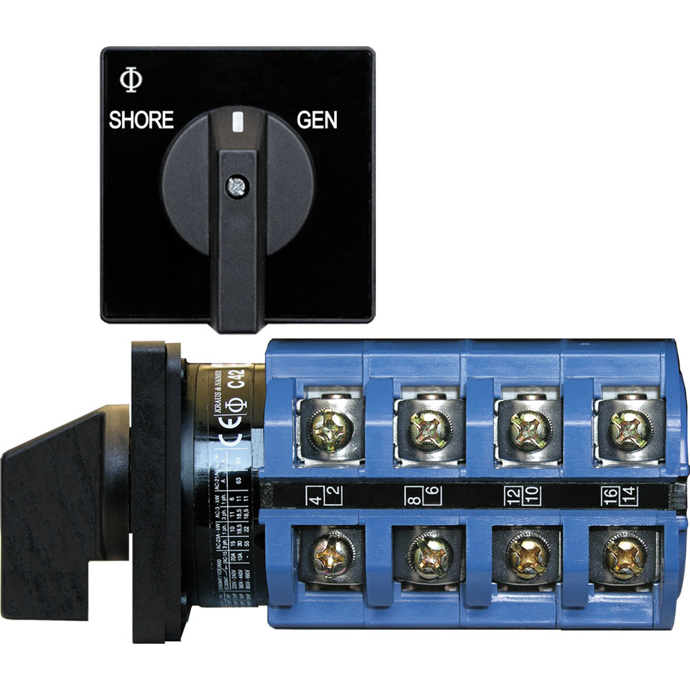 Blue Sea 6337 Switch, AC 120V AC 30A  OFF+2 Position [6337] - Premium Switches & Accessories from Blue Sea Systems - Just $224.99! 