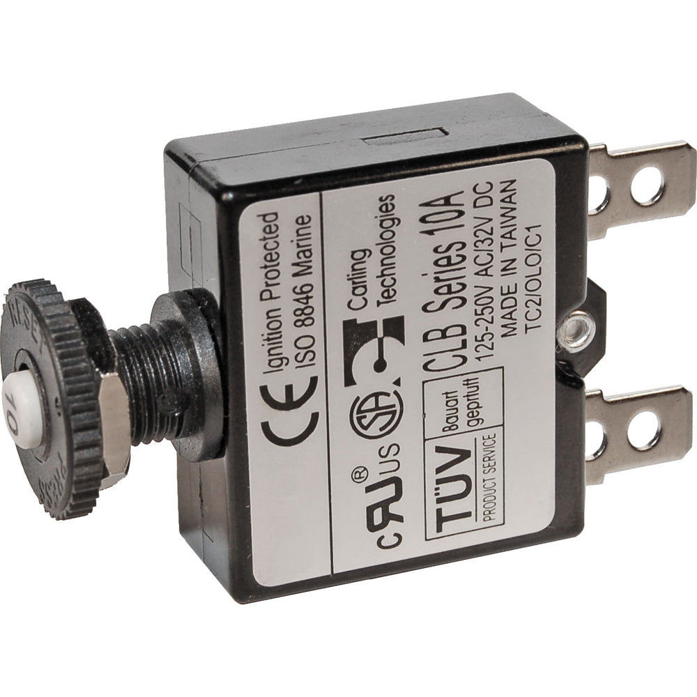 Blue Sea 7050 3A Push Button Thermal with Quick Connect Terminals [7050] - Premium Circuit Breakers from Blue Sea Systems - Just $4.99! 