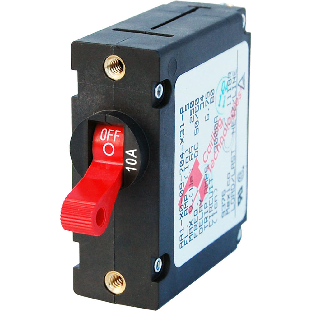 Blue Sea 7205 AC / DC Single Pole Magnetic World Circuit Breaker  -  10 Amp [7205] - Premium Circuit Breakers from Blue Sea Systems - Just $15.99! 