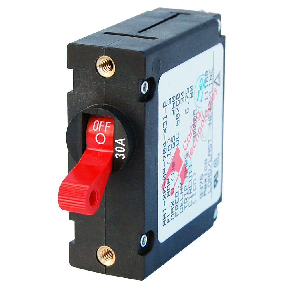 Blue Sea 7221 AC / DC Single Pole Magnetic World Circuit Breaker  -  30 Amp [7221] - Premium Circuit Breakers from Blue Sea Systems - Just $15.99! 