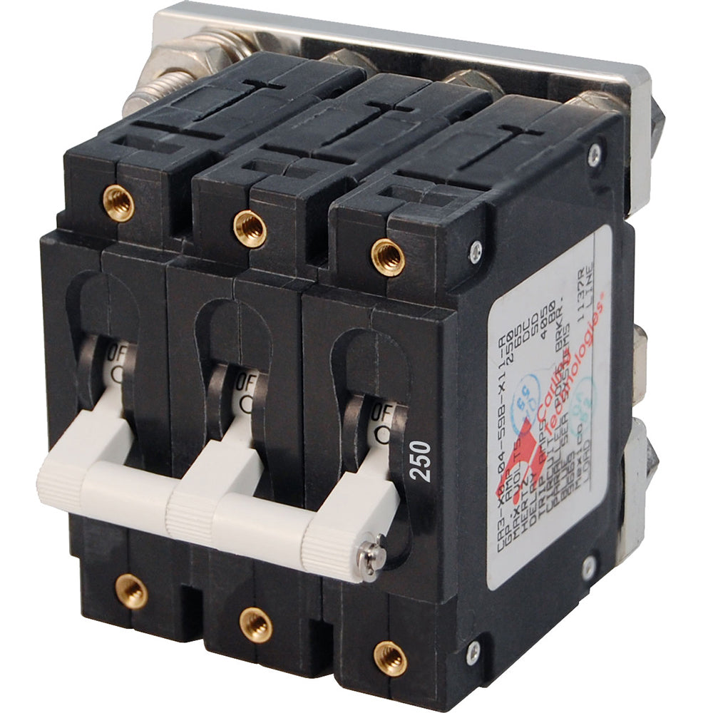 Blue Sea 7270 250A C-Series Triple Pole Toggle DC Circuit Breaker [7270] - Premium Circuit Breakers from Blue Sea Systems - Just $153.99! 