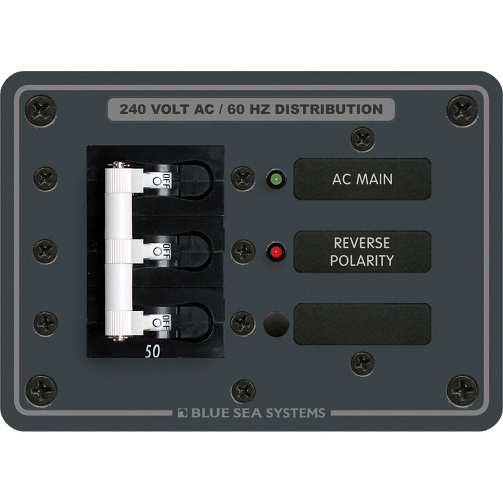 Blue Sea 7372 AC Main Only [7372] - Premium Electrical Panels from Blue Sea Systems - Just $279.99! 