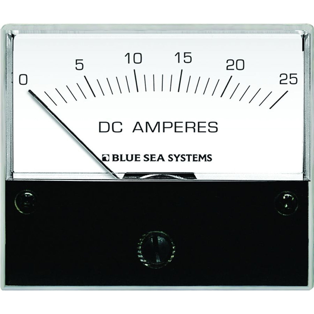 Blue Sea 8005 DC Analog Ammeter - 2-3/4" Face, 0-25 Amperes DC [8005] - Premium Meters & Monitoring from Blue Sea Systems - Just $40.99! 