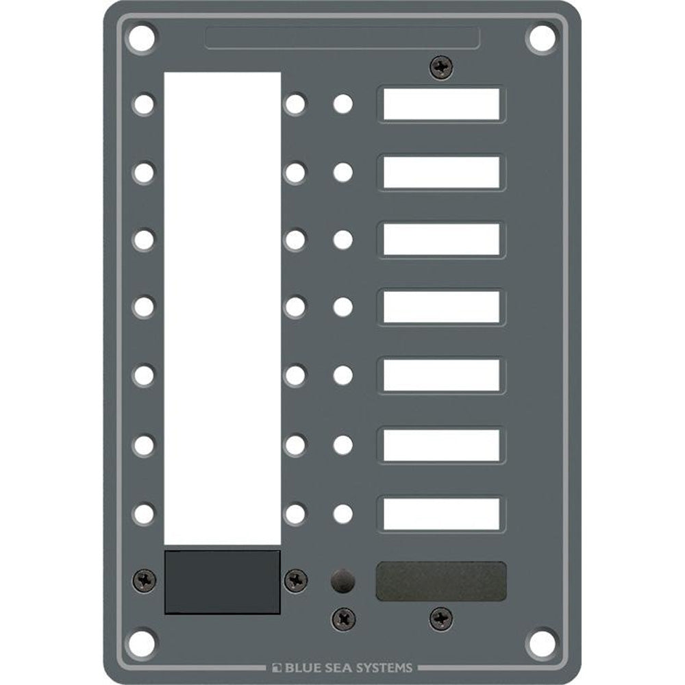 Blue Sea 8087 8 Position DC C-Series Panel - Blank [8087] - Premium Circuit Breakers from Blue Sea Systems - Just $73.99! 