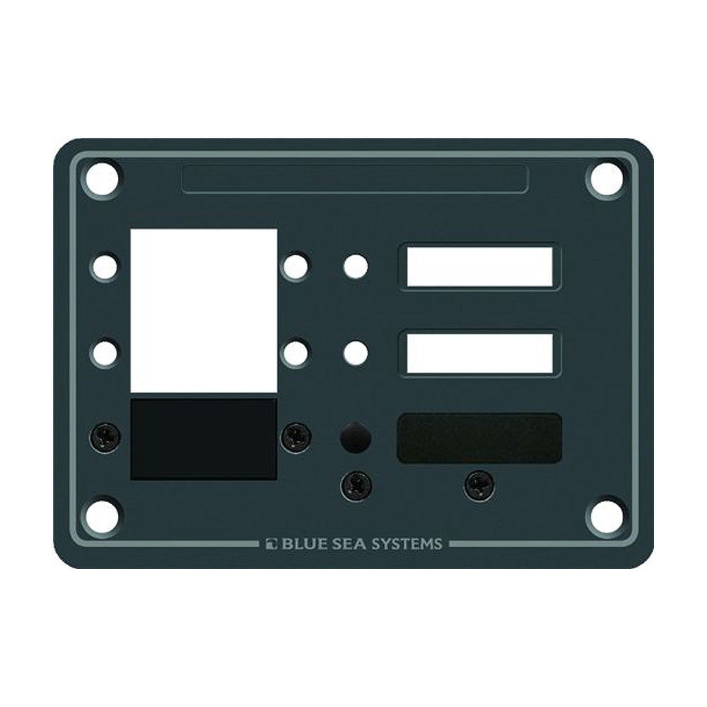 Blue Sea 8088 3 Position DC C-Series Panel - Blank [8088] - Premium Circuit Breakers from Blue Sea Systems - Just $56.99! 