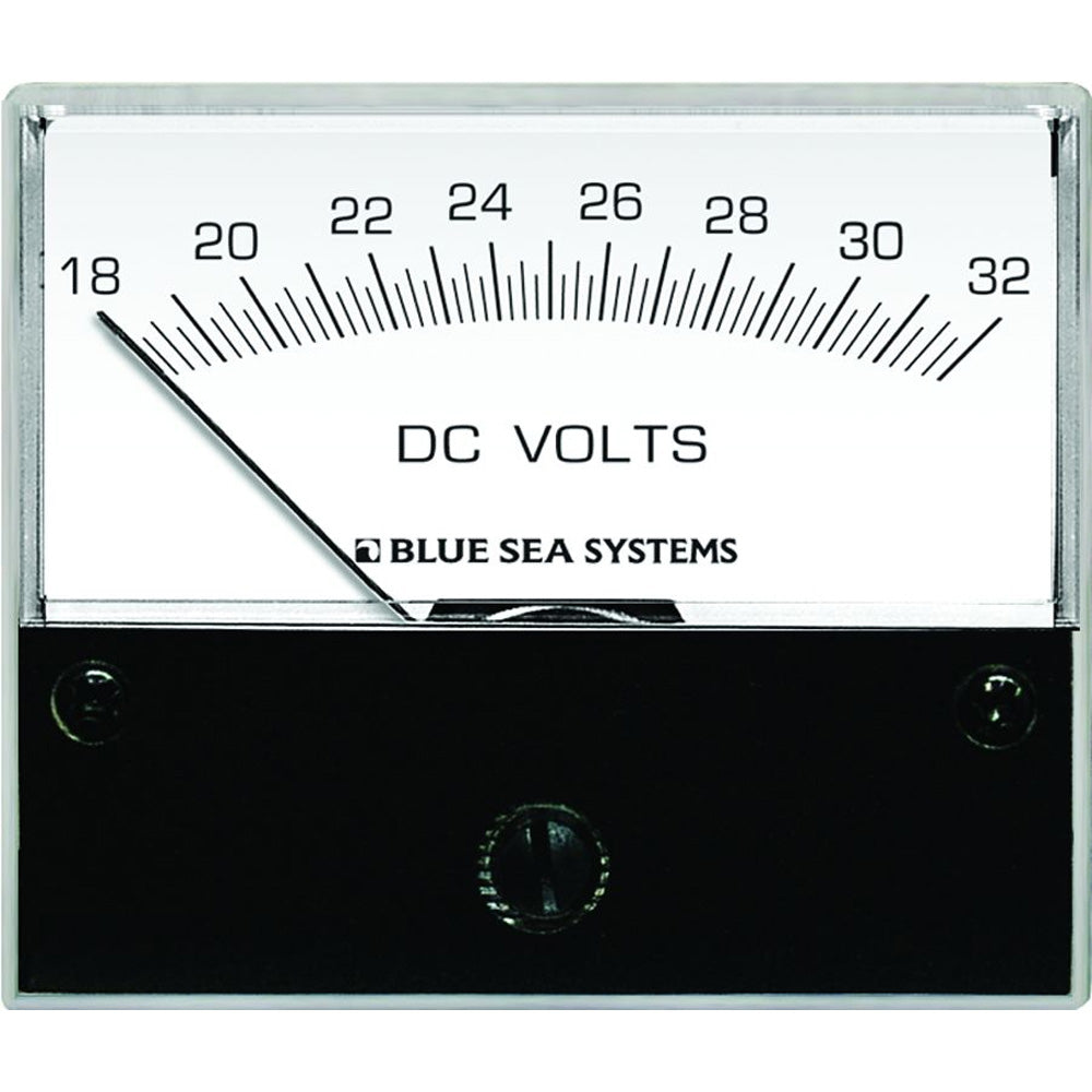 Blue Sea 8240 DC Analog Voltmeter - 2-3/4" Face, 18-32 Volts DC [8240] - 1st Class Eligible, Brand_Blue Sea Systems, Electrical, Electrical | Meters & Monitoring - Blue Sea Systems - Meters & Monitoring
