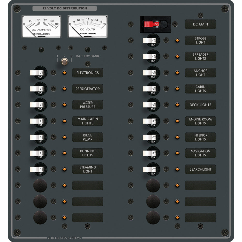 Blue Sea 8380 DC Main + 22 Position [8380] - Premium Electrical Panels from Blue Sea Systems - Just $825.99! 