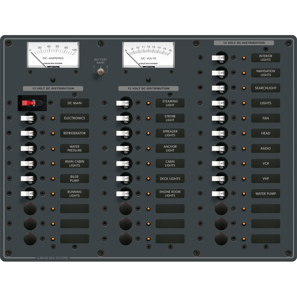 Blue Sea 8382 DC Main + 35 Positions [8382] - Premium Electrical Panels from Blue Sea Systems - Just $1334.99! 