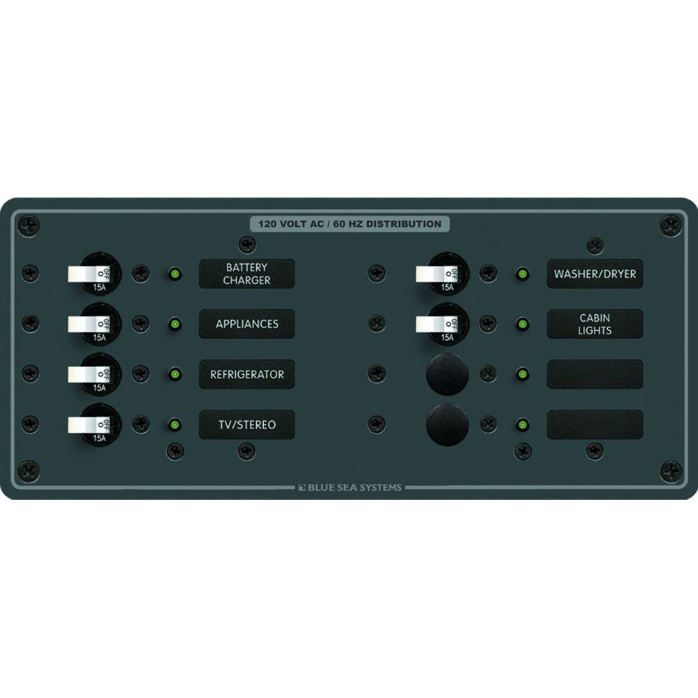 Blue Sea 8411 AC 8 Position [8411] - Premium Electrical Panels from Blue Sea Systems - Just $231.99! 