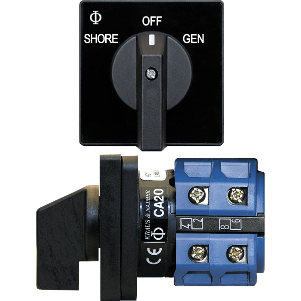 Blue Sea 9009 Switch, AC 120VAC 32A OFF +2 Position [9009] - Premium Switches & Accessories from Blue Sea Systems - Just $141.99! 