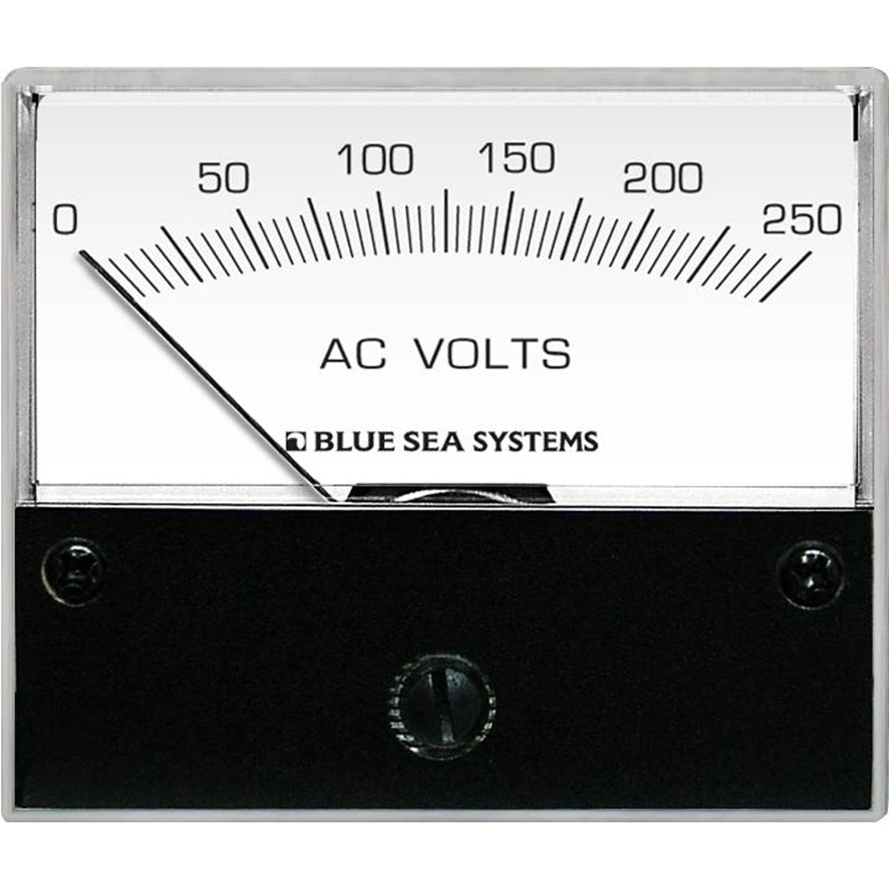 Blue Sea 9354 AC Analog Voltmeter 0-250 Volts AC [9354] - Premium Meters & Monitoring from Blue Sea Systems - Just $37.99! 