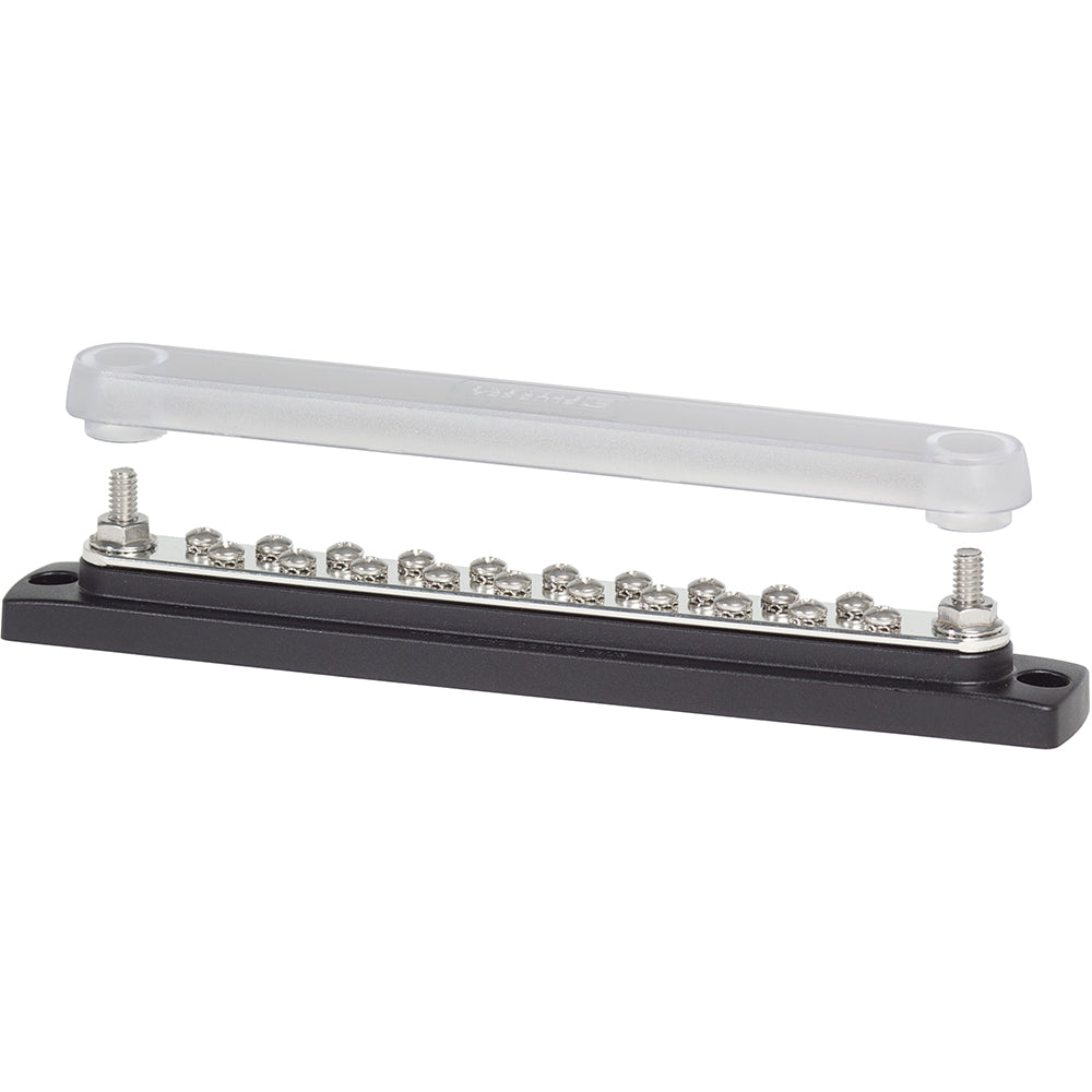 Blue Sea 2312, 150 Ampere Common Busbar 20 x 8-32 Screw Terminal with Cover [2312] - Premium Busbars, Connectors & Insulators from Blue Sea Systems - Just $30.99! 