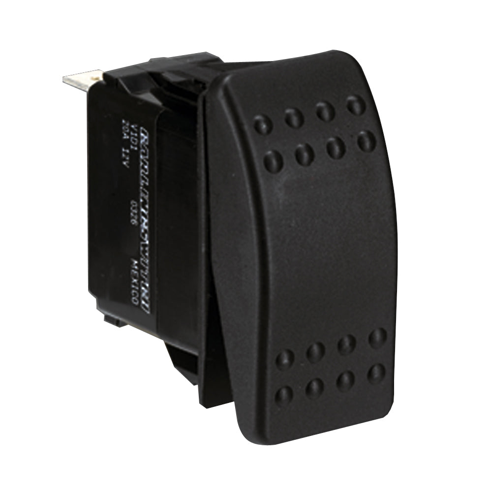 Paneltronics DPDT ON/OFF/ON Waterproof Contura Rocker Switch w/LEDs - Black [001-699] - Premium Switches & Accessories from Paneltronics - Just $10.99! 