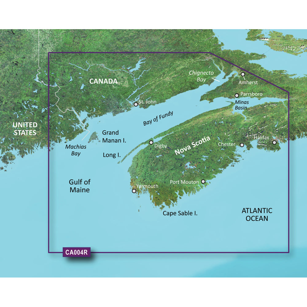 Garmin BlueChart g3 Vision HD - VCA004R - Bay of Fundy - microSD/SD [010-C0690-00] - Premium Garmin BlueChart Vision Foreign from Garmin - Just $309.99! 