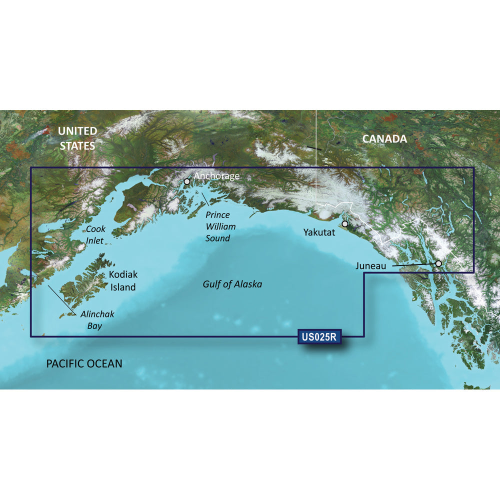 Garmin BlueChart g3 Vision HD - VUS025R - Anchorage - Juneau - microSD/SD [010-C0726-00] - Premium Garmin BlueChart Vision from Garmin - Just $309.99! 