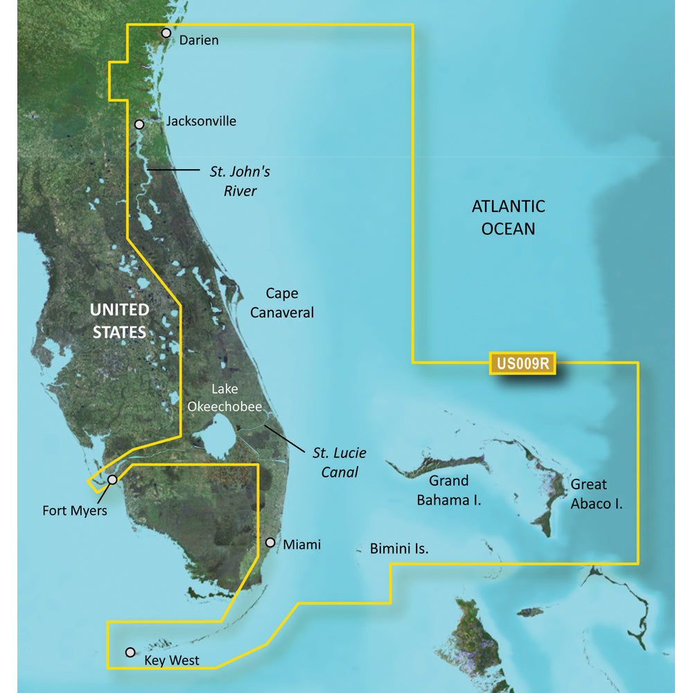 Garmin BlueChart g3 Vision HD - VUS009R - Jacksonville - Key West - microSD/SD [010-C0710-00] - Premium Garmin BlueChart Vision from Garmin - Just $309.99! 