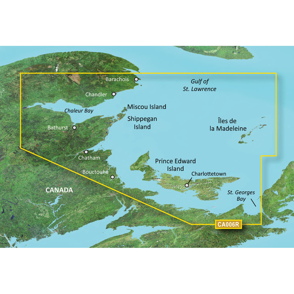 Garmin BlueChart g3 Vision HD - VCA006R - P.E.I. to Chaleur Bay - SD Card [010-C0692-00] - Premium Garmin BlueChart Vision Foreign from Garmin - Just $309.99! 