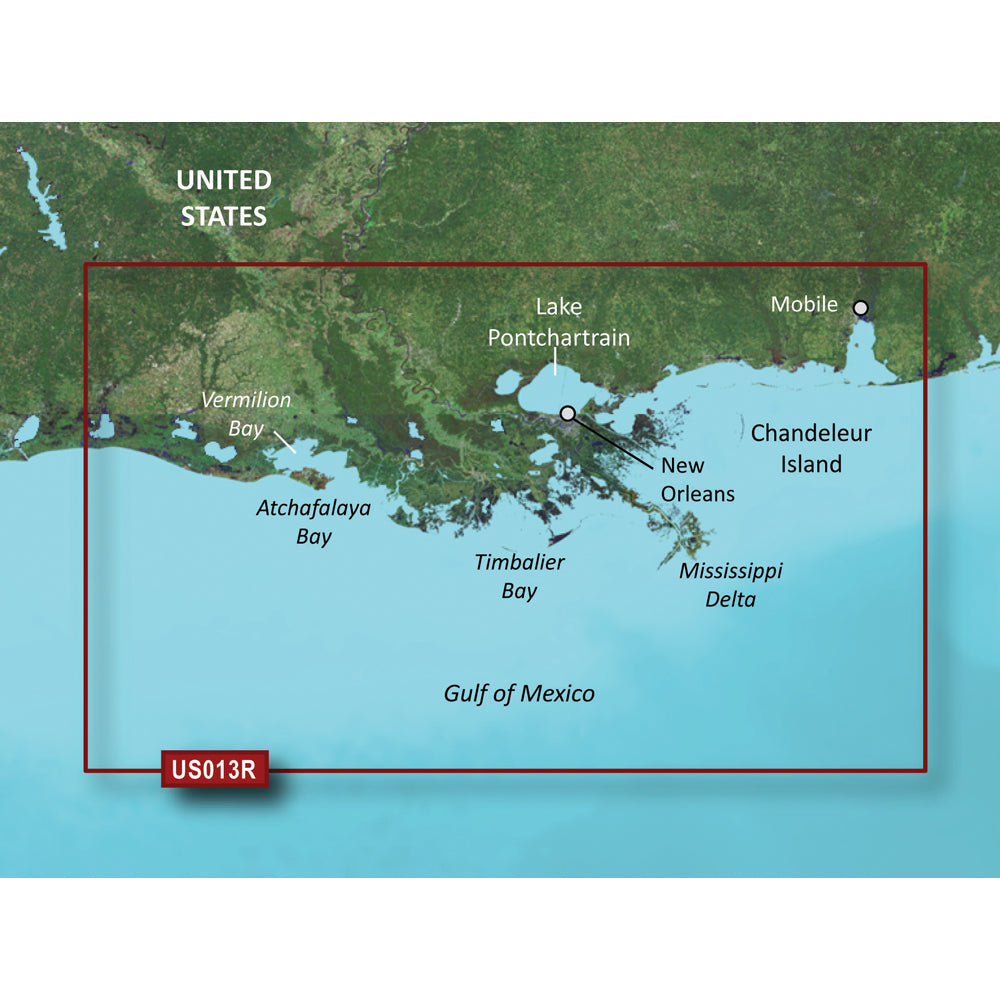 Garmin BlueChart g3 Vision HD - VUS013R - Mobile - Lake Charles - microSD/SD [010-C0714-00] - Premium Garmin BlueChart Vision from Garmin - Just $309.99! 