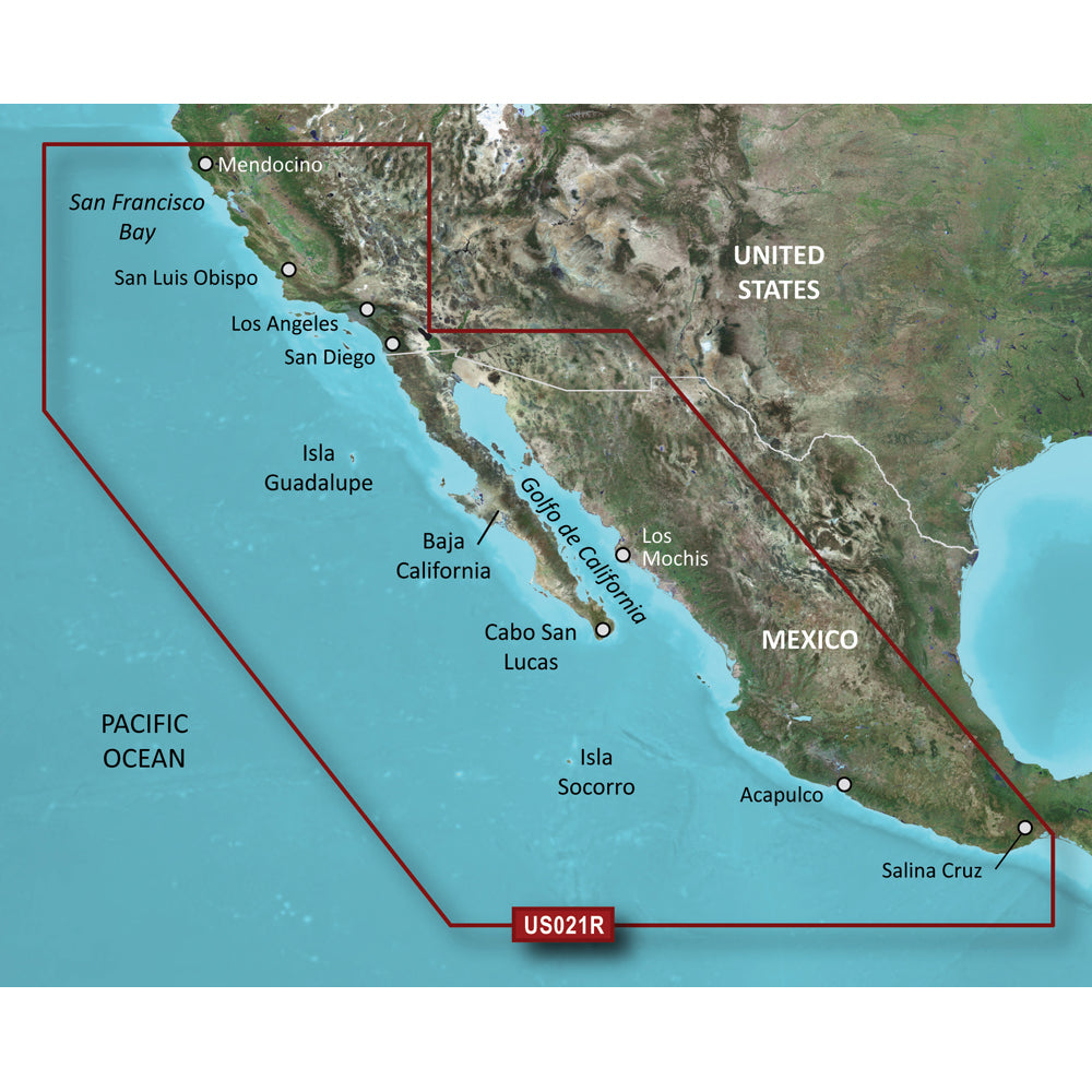 Garmin BlueChart g3 Vision HD - VUS021R - California-Mexico - microSD/SD [010-C0722-00] - Premium Garmin BlueChart Vision from Garmin - Just $309.99! 