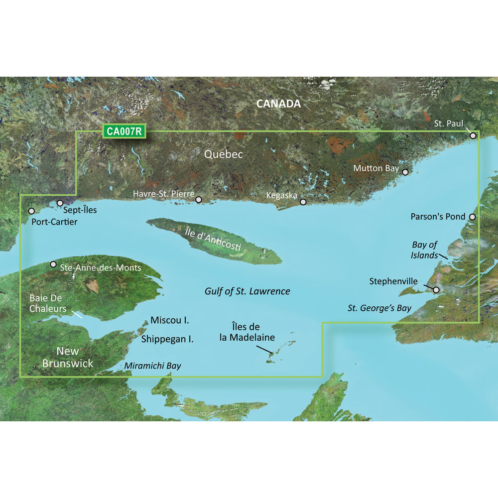 Garmin BlueChart g3 Vision HD - VCA007R - Les Mechins - St. Georges Bay - microSD/SD [010-C0693-00] - Premium Garmin BlueChart Vision Foreign from Garmin - Just $309.99! 