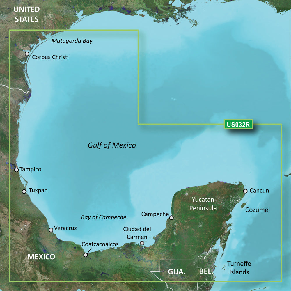 Garmin BlueChart g3 Vision HD - VUS032R - Southern Gulf of Mexico - microSD/SD [010-C0733-00] - Premium Garmin BlueChart Vision from Garmin - Just $309.99! 