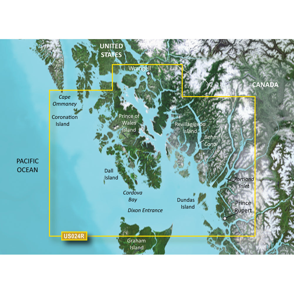 Garmin BlueChart g3 Vision HD - VUS024R - Wrangell - Dixon Entrance - microSD/SD [010-C0725-00] - Premium Garmin BlueChart Vision from Garmin - Just $309.99! 