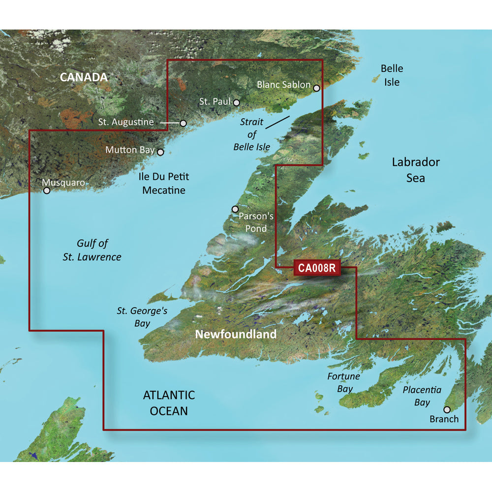 Garmin BlueChart g3 Vision HD - VCA008R - Newfoundland West - microSD/SD [010-C0694-00] - 1st Class Eligible, Brand_Garmin, Cartography, Cartography | Garmin BlueChart Vision Foreign - Garmin - Garmin BlueChart Vision Foreign
