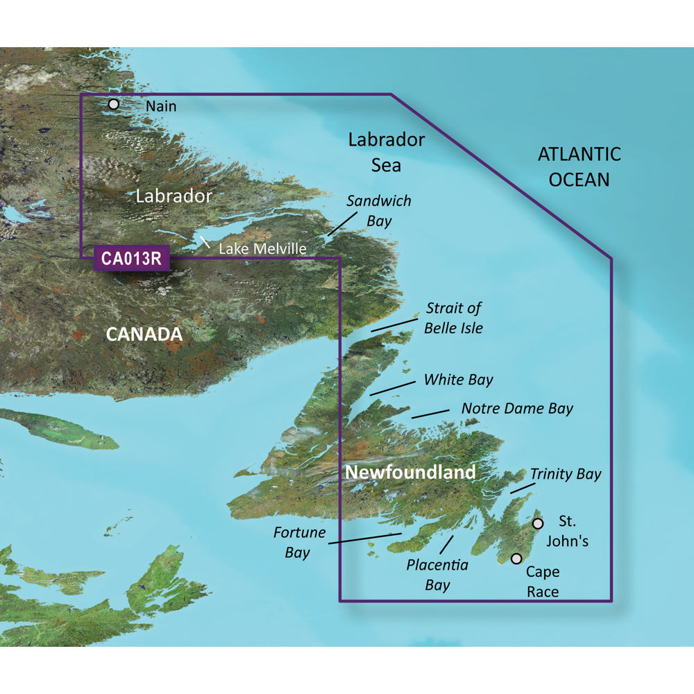 Garmin BlueChart g3 Vision HD - VCA013R - Labrador Coast - microSD/SD [010-C0698-00] - Premium Garmin BlueChart Vision Foreign from Garmin - Just $309.99! 