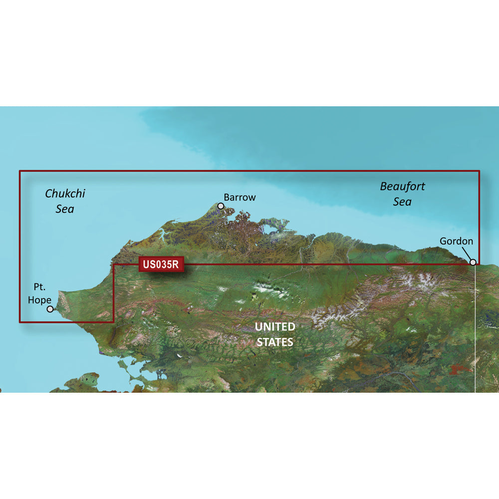 Garmin BlueChart g3 Vision HD - VUS035R - North Slope Alaska - microSD/SD [010-C0736-00] - Premium Garmin BlueChart Vision from Garmin - Just $309.99! 