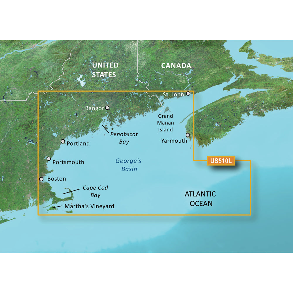 Garmin BlueChart g3 Vision HD - VUS510L - St. John - Cape Cod - microSD/SD [010-C0739-00] - Premium Garmin BlueChart Vision from Garmin - Just $398.99! 